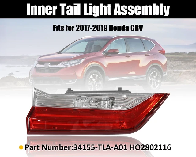 Alt view image 2 of 7 - Inner Tail Light Assembly Fit for 2017 2018 2019 Honda CRV Left