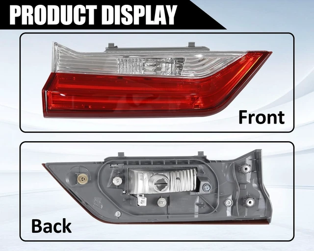 Alt view image 3 of 7 - Inner Tail Light Assembly Fit for 2017 2018 2019 Honda CRV Left