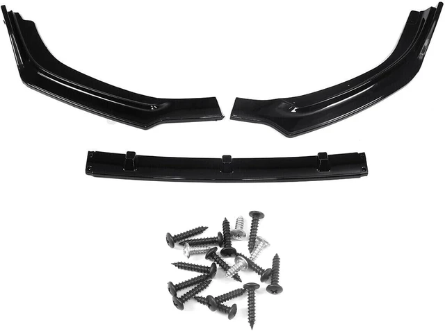 Alt view image 4 of 7 - Front Bumper Lip Spoiler 3PCS for Toyota Highlander 2017 2018 2019