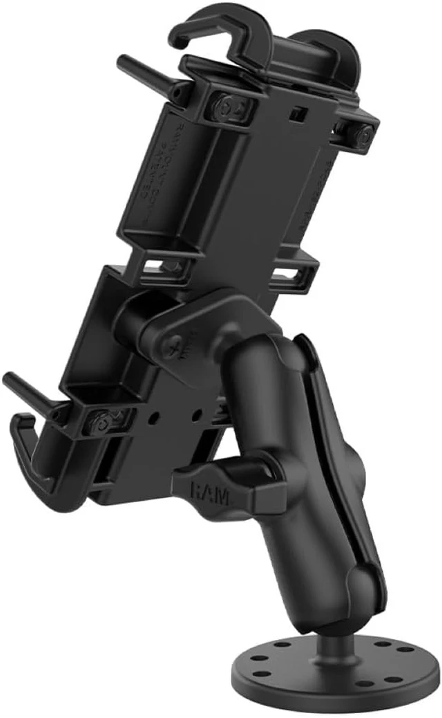Alt view image 3 of 3 - Quick-Grip XL Phone Mount with Drill-Down Flat Surface Base