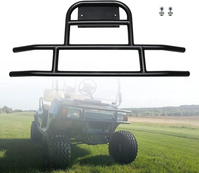 Alt view image 2 of 5 - Club Car DS models Front Bumper Guard - Golf Cart Brush Front Bumper Guard Compatible With 1981-UP Electric Club Car DS Models