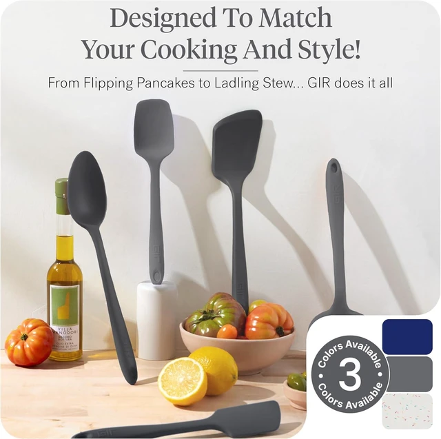 Alt view image 6 of 7 - : 10-Piece Silicone Essentials Kitchen Utensils Set Charcoal