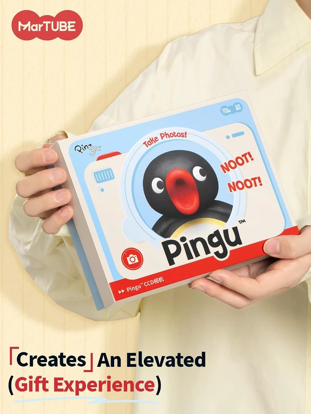 Alt view image 4 of 7 - Pingu Cute Digital Camera with Flip Screen, Gift for Teens & Adults