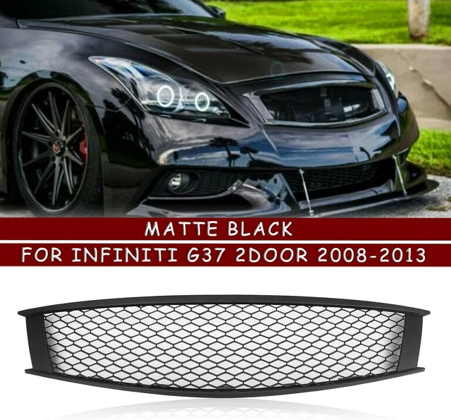 Alt view image 2 of 7 - Front Bumper Grille For Infiniti G37 2008-2013 Q60 2014-2016 Coupe 2 Door