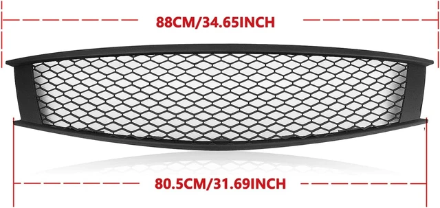Alt view image 3 of 7 - Front Bumper Grille For Infiniti G37 2008-2013 Q60 2014-2016 Coupe 2 Door