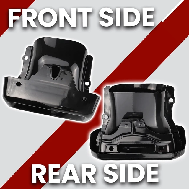 Alt view image 6 of 7 - Exhaust Tips Bezels Compatible with Chevy Silverado GMC Sierra 2019-2024