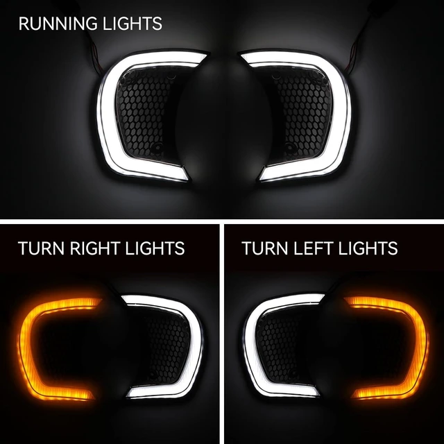 Alt view image 2 of 7 - LED Headlight Vent Turn Signal for Harley Road Glide 2015-2024