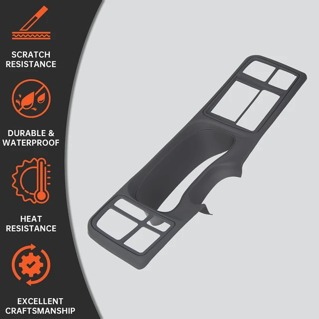 Alt view image 7 of 7 - Double DIN Dash Cover Kit Compatible with 99-02 Silverado Avalanche