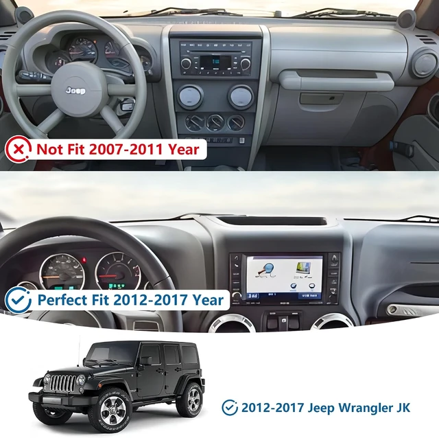 Alt view image 5 of 7 - Magnetic Phone Mount Phone Holder with Tray for Jeep Wrangler JK