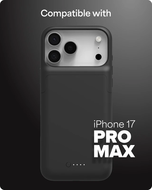Alt view image 2 of 6 - Juice Pack Battery Case for iPhone 17 Pro Max - Slim Charging Case
