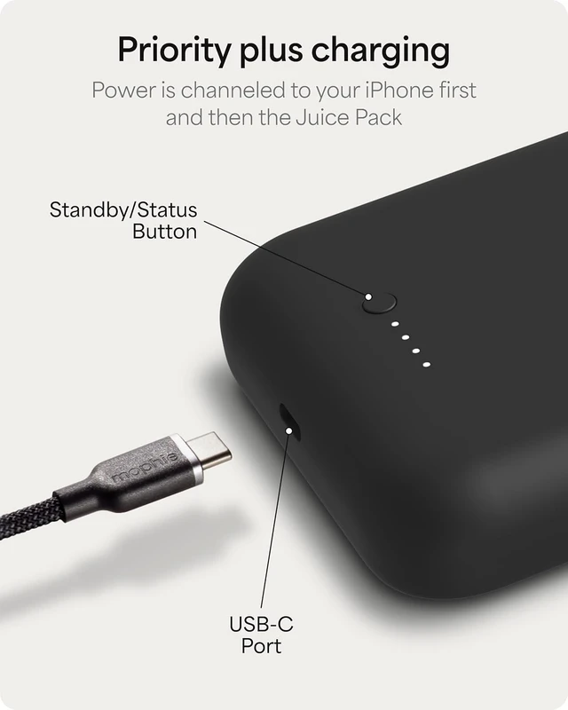 Alt view image 3 of 6 - Juice Pack Battery Case for iPhone 17 Pro Max - Slim Charging Case