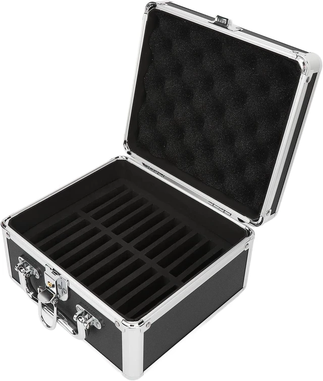 Main image of 2.5" Hard Drive Storage x, External Hard Drive Carrying Case with 20 Bays, HDD Storage x Suitcase with Safety Lock Design