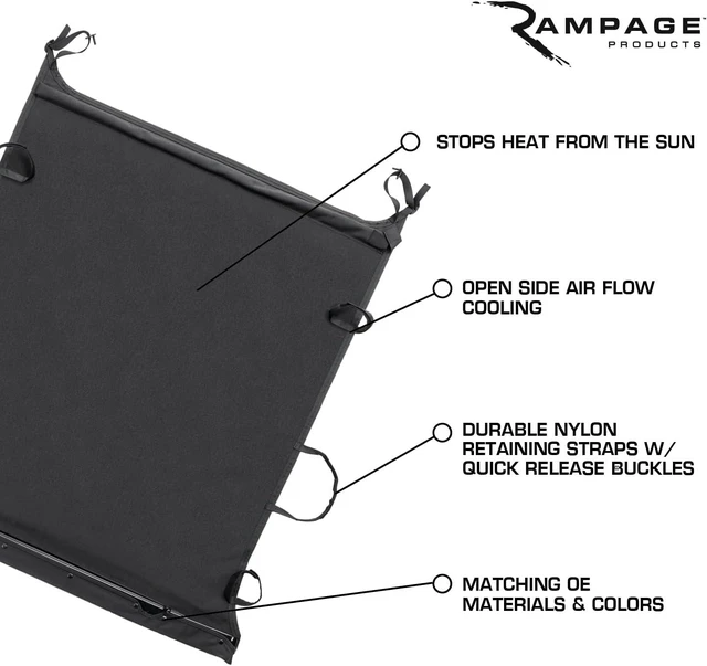 Alt view image 3 of 4 - California Brief Soft Top for Jeep Wrangler YJ