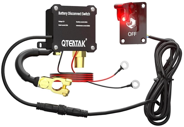 Main image of 12V 250A Battery Disconnect Switch Kill Switch