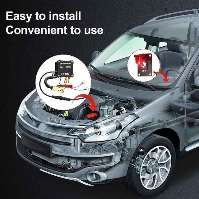 Alt view image 3 of 7 - 12V 250A Battery Disconnect Switch Kill Switch