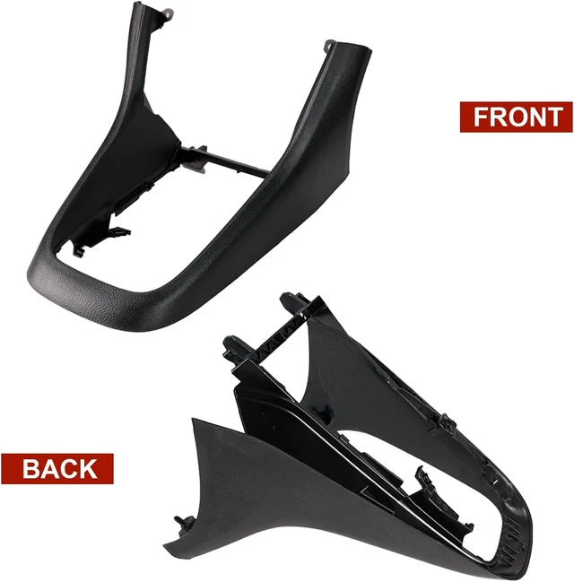 Alt view image 7 of 7 - Center Console Cover Frame Shift Panel Cover Trim for VW Golf MK6 Golf R GTI Jetta Interior Accessories Replacement, Replaces 5K0863680 5K0863680B 5K0863680B81X EZC-VW-435, Black