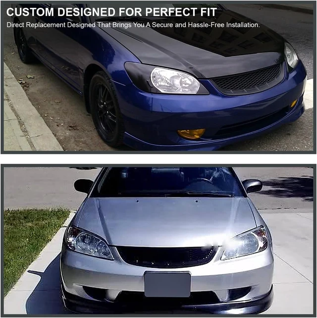 Alt view image 2 of 7 - Matte Black Mesh Front Bumper Hood Grille