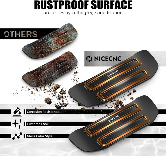 Alt view image 5 of 7 - Orange Cam Sprocket Cover Insert Cam Sprocket Cover Trim Piece Compatible with Harley Sportster S RH1250S 2021-2024, Nightster RH975 2023-2024, Replacement for 25701415, See Fitments