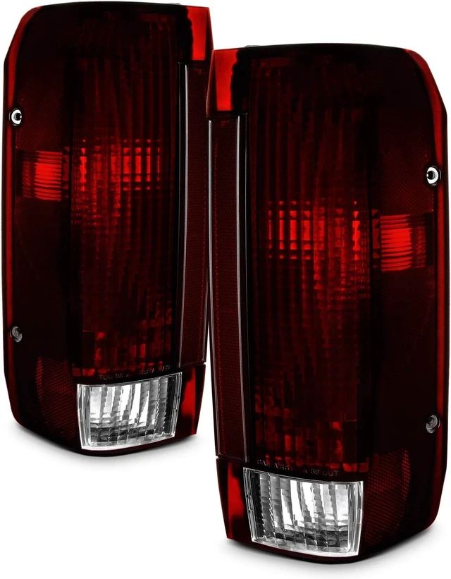 Alt view image 2 of 6 - - For 1987-1997 Ford Bronco F150 F250 F350 Pickup Tail Lights