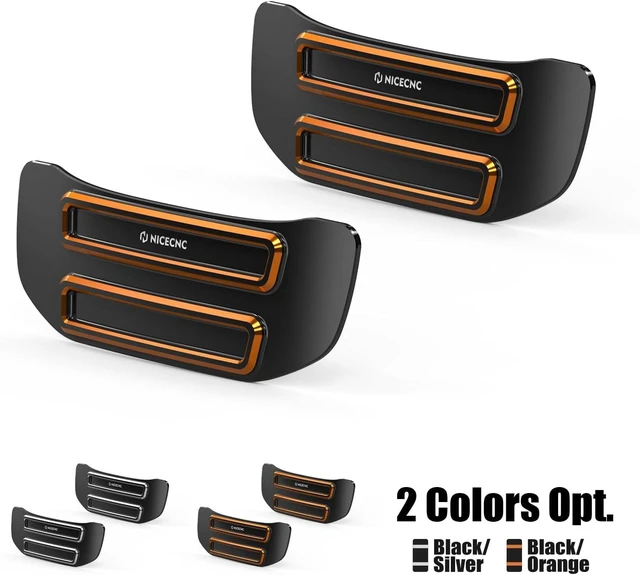Alt view image 7 of 7 - Orange Cam Sprocket Cover Insert Cam Sprocket Cover Trim Piece Compatible with Harley Sportster S RH1250S 2021-2024, Nightster RH975 2023-2024, Replacement for 25701415, See Fitments