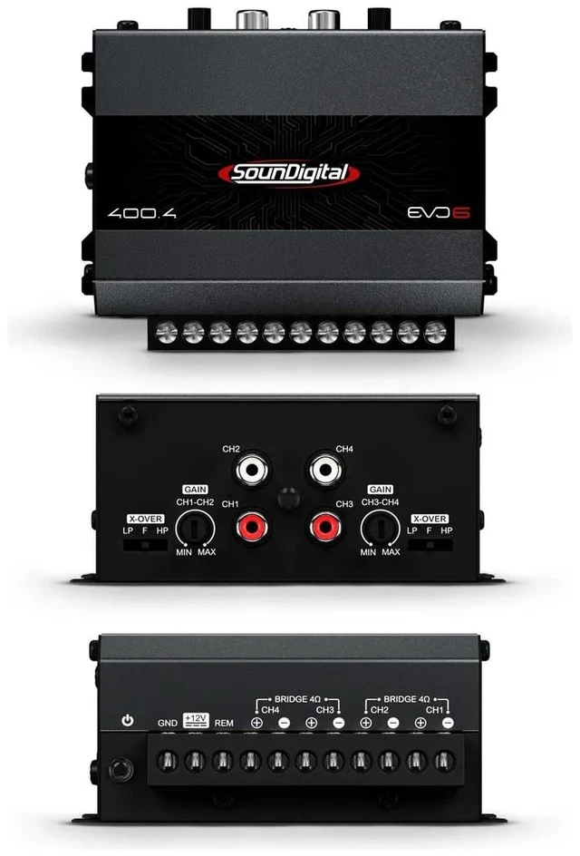 Alt view image 2 of 3 - Amplifier (400W 4 Channels)