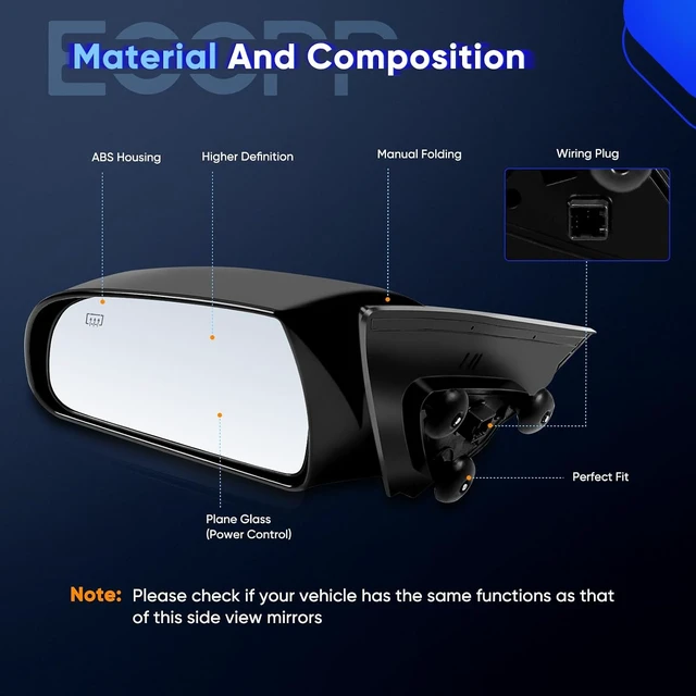 Alt view image 3 of 7 - Side View Mirror Compatible with 2006-2010 for Hyundai Sonata