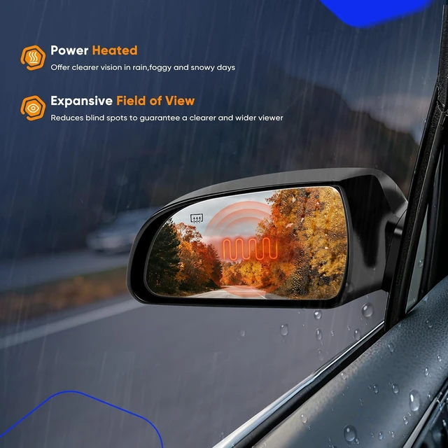 Alt view image 5 of 7 - Side View Mirror Compatible with 2006-2010 for Hyundai Sonata
