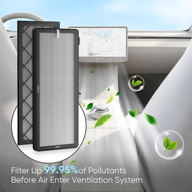 Alt view image 2 of 7 - Tesla Model Y Frunk HEPA Air Filter Replacement
