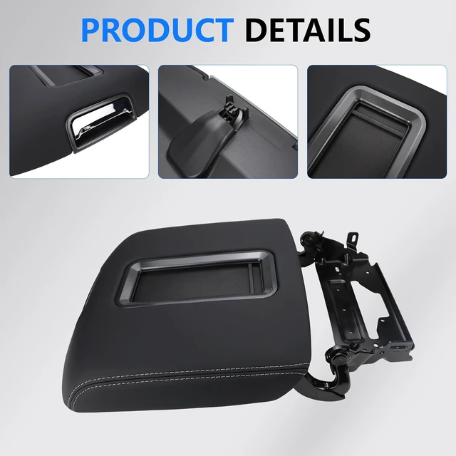 Alt view image 4 of 7 - Center Console Armrest Lid For 14-18 Chevy Silverado & GMC Sierra 1500 2500