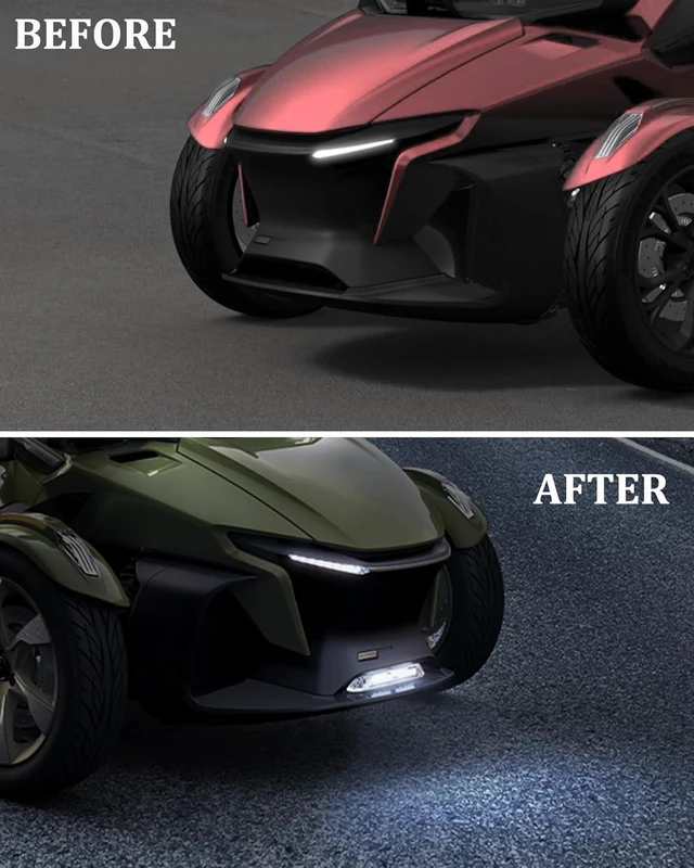 Alt view image 6 of 7 - LED Auxiliary Light for Can-Am Spyder RT 2020-2026
