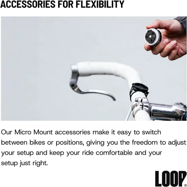 Alt view image 5 of 7 - Micro Mount Super Compact Bike Phone Holder for iPhone & Metal Stem Cap Mount, Easy Installation, Universal Fit, Seamless Integration, Durable & Sleek Bicycle Phone Mount - Black