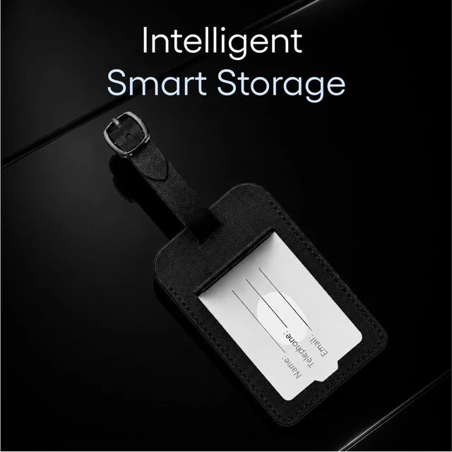 Alt view image 7 of 7 - Spotminders Trackable Luggage Tags for Suitcases, TSA Approved (iOS Only) MFi Certified Rechargeable Luggage Tracker with 1-Year Battery, IPX4, Works with Find My, Sound Alert, No Subscription