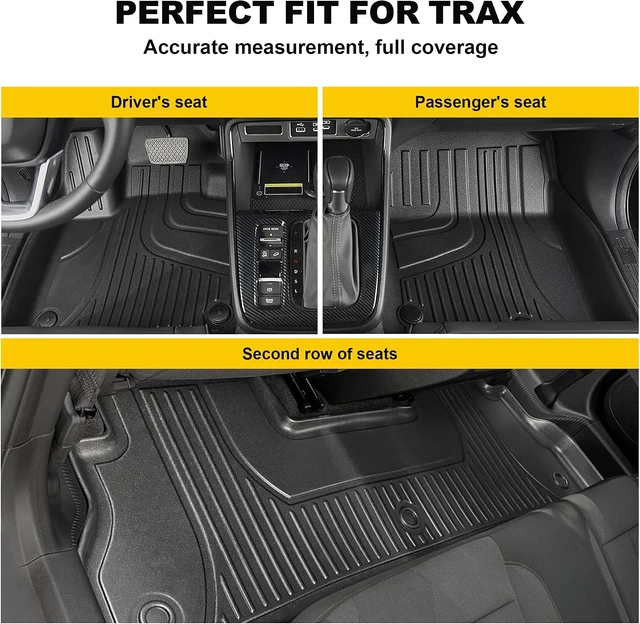 Alt view image 2 of 7 - Floor Mats for Chevy Trax 2024 2025 2026 LS/1RS/LT/2RS/ACTIV All Models
