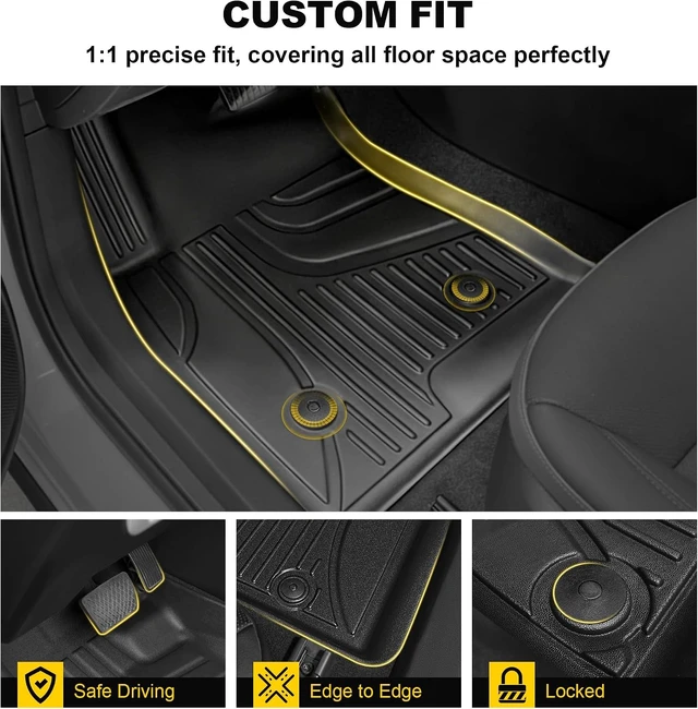 Alt view image 3 of 7 - Floor Mats for Chevy Trax 2024 2025 2026 LS/1RS/LT/2RS/ACTIV All Models