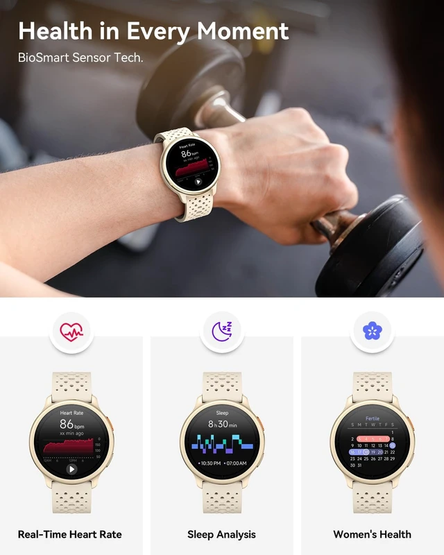 Alt view image 4 of 7 - Smart Watches for Women & Men, Compatible with iPhone & Android