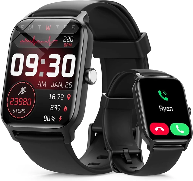 Main image of Smart Watch for Men & Women, 46mm HD Big Screen Fitness Tracker