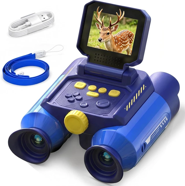Main image of Binoculars for Kids with Night Vision Camera, 2.4 IPS Screen Kids Telescope
