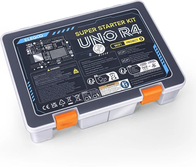 Alt view image 6 of 7 - UNO R4 WiFi Super Starter Kit Compatible with for Beginners
