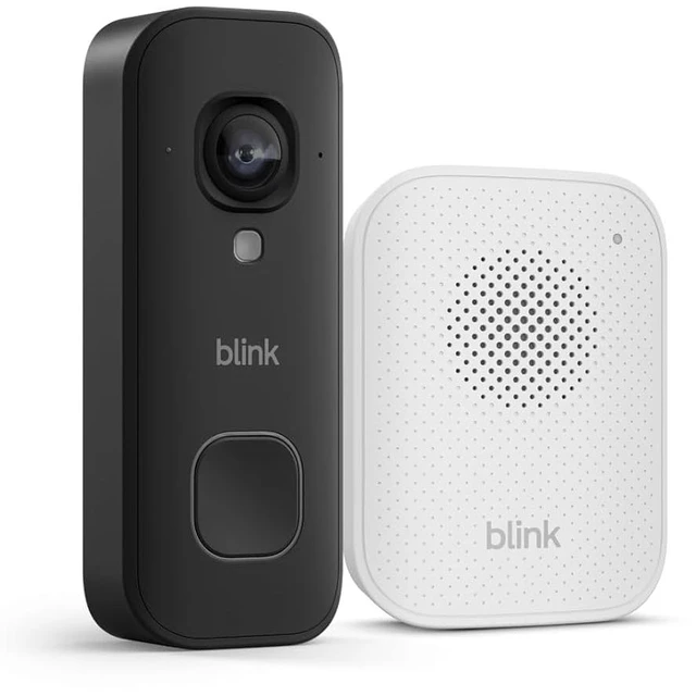 Main image of Wired Doorbell 2K+ (all-new) and Chime (newest model) Head-to-Toe 2K video doorbell, continuous hardwired power, in-home chime, enhanced audio - (Black)