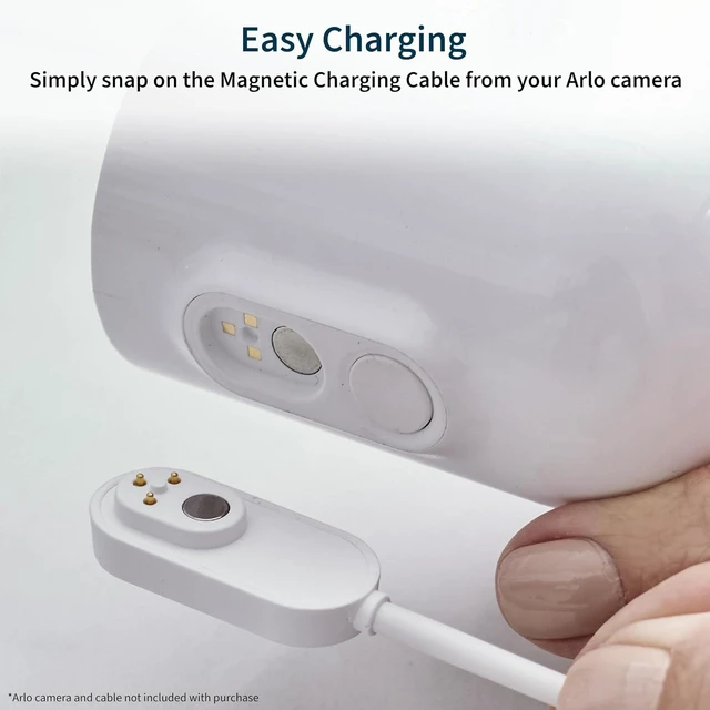 Alt view image 3 of 5 - XL Rechargeable Battery (White), Certified Accessory - Works Pro 3/4/6/6 XL, Floodlight, Ultra 2/3, Pan Tilt Out, Essential Outdoor, Go 2 Cameras