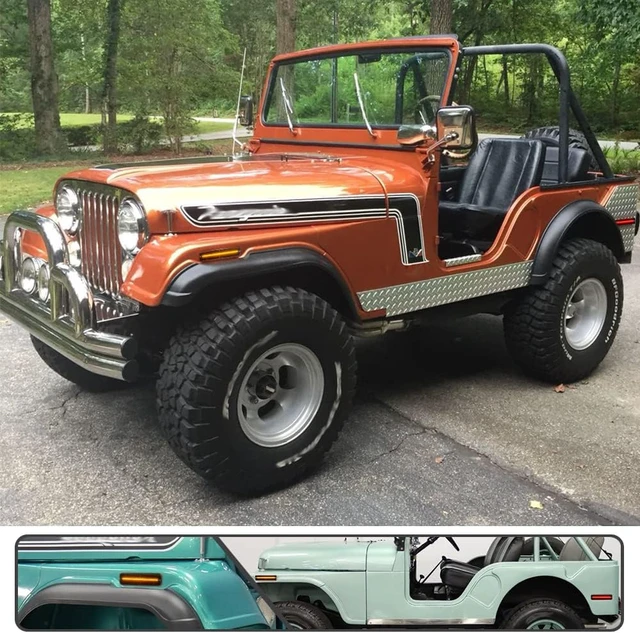 Alt view image 5 of 7 - Amber/Red LED Side Marker Lights for J'eep CJ-5 CJ-6 CJ-7 Cherokee SJ