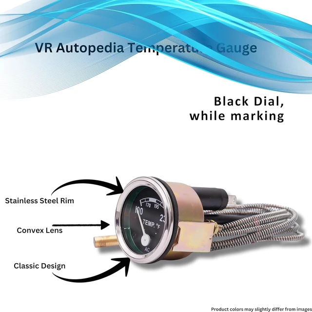 Alt view image 3 of 7 - Fits in Ford Tractor Tachometer & Gauge Set Oil Pressure, Temp & Amp