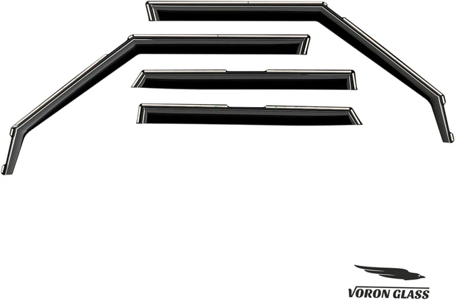 Alt view image 7 of 7 - in-Channel Extra Durable Rain Guards for Kia Soul 2020-2026, Window Deflectors, Vent Window Visors, 4 Pieces - 200847