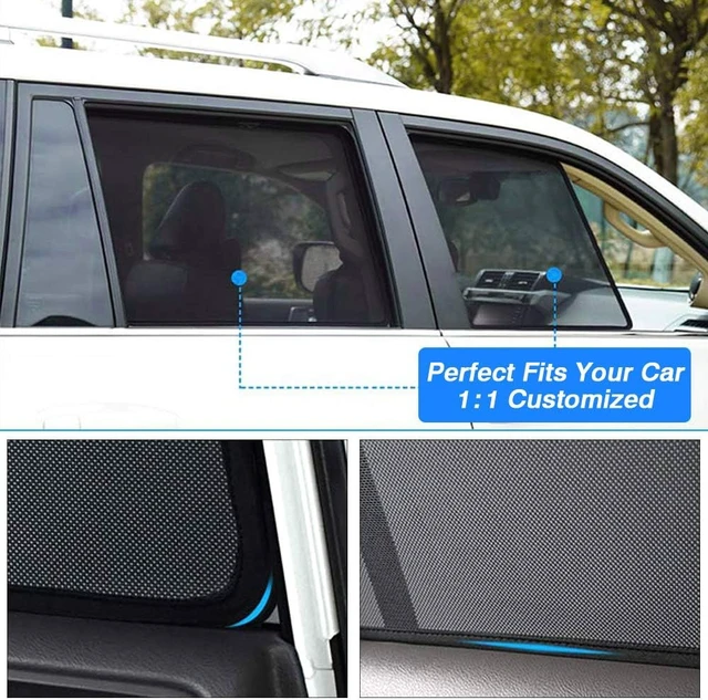 Alt view image 5 of 6 - Car Window Shades for Toyota RAV4 2019-2025 Accessories Side Rear Window Covers Sunshade Magnetic Breathable Mesh Car Priavcy Sun Shades Curtains for Camping, Baby, Napping 6PCS