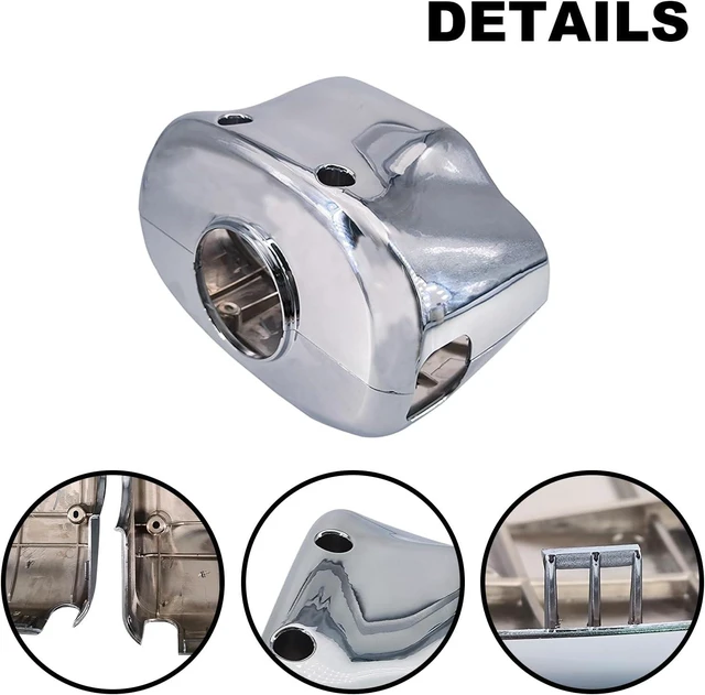 Alt view image 3 of 7 - 21748 Chrome Upper Steering Column Wheel Cover Fit for Peterbilt Kenworth