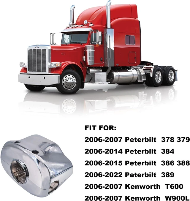 Alt view image 5 of 7 - 21748 Chrome Upper Steering Column Wheel Cover Fit for Peterbilt Kenworth