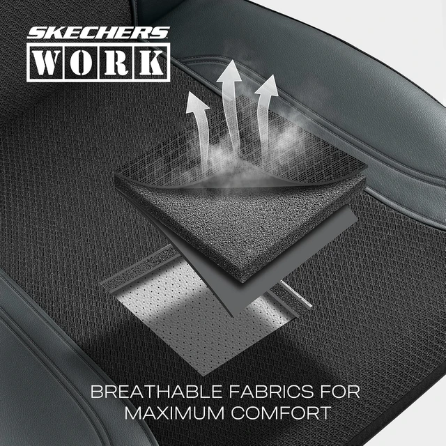 Alt view image 3 of 7 - Car Seat Covers, Work Leather Seat Covers 5-Times Stronger Built-in Webbing, Oxford Fabric Seat Cover Full Sets, Airbag Compatible, Automotive Comfort for Cars, Trucks, SUVs,Grey
