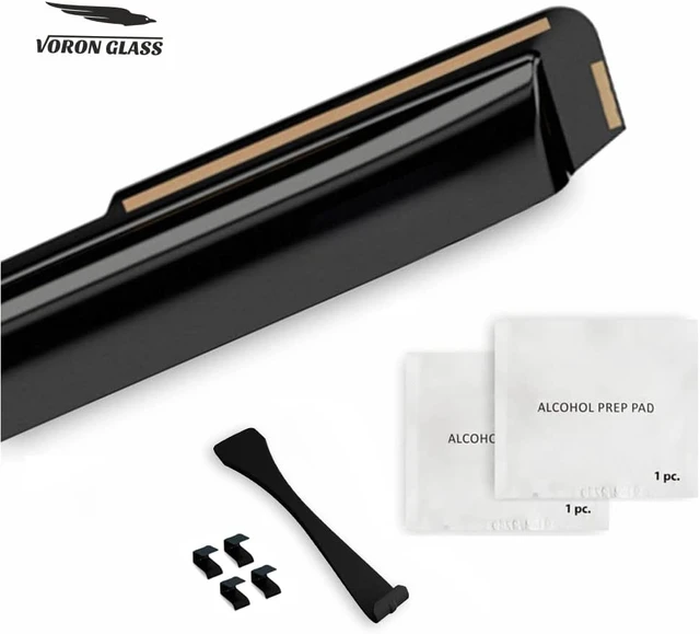 Alt view image 6 of 7 - in-Channel Extra Durable Rain Guards for Jeep Grand Cherokee 2011-2021, Window Deflectors, Vent Window Visors, 4 Pieces - 220125