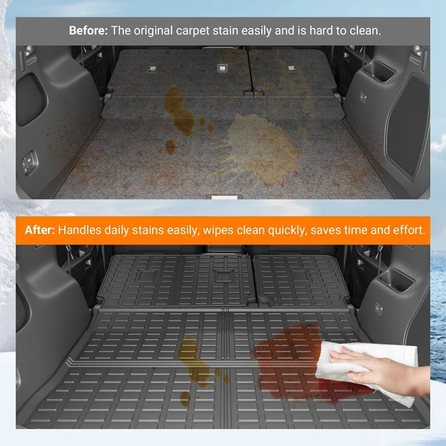Alt view image 3 of 6 - Cargo Mat & Backrest Mat Compatible with 2015-2024 Ford Edge
