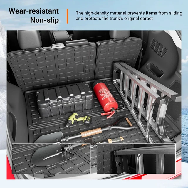 Alt view image 4 of 6 - Cargo Mat & Backrest Mat Compatible with 2015-2024 Ford Edge